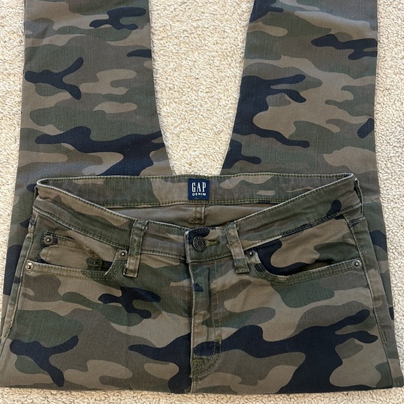 GAP Denim Camo Legging Jeans Size 26 - Picture 5 of 9
